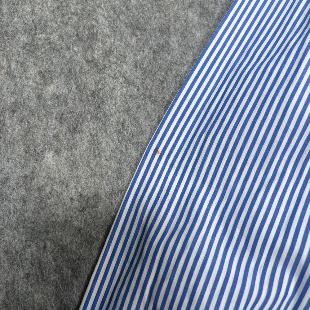 Ralph Lauren Button-Down Shirt Men's Size 3XL Blue White Striped Classic Fit - Picture 4 of 7